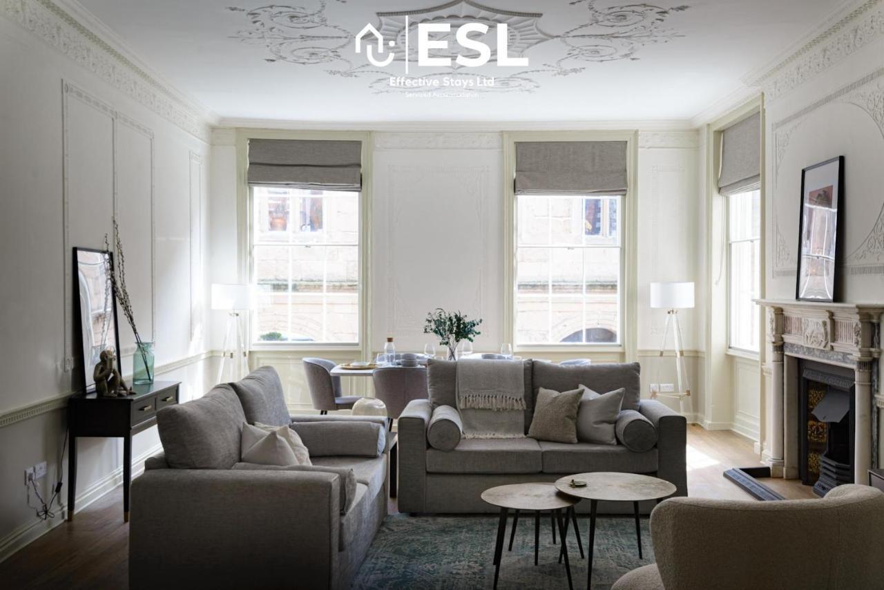 Most Central Luxury Grade 2 Listed Apartment Overlooking Shrewsbury Square - Free Parking Екстериор снимка
