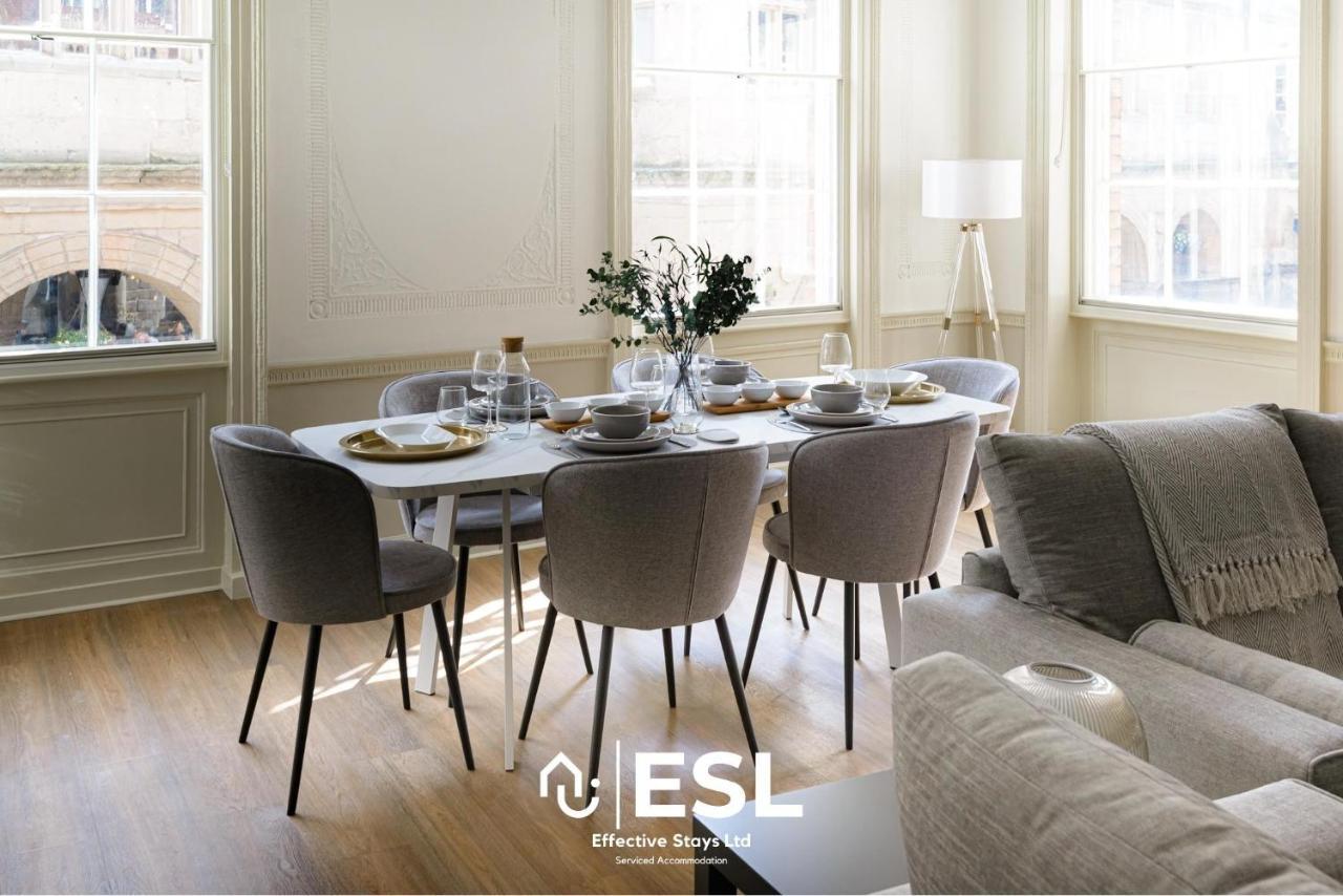 Most Central Luxury Grade 2 Listed Apartment Overlooking Shrewsbury Square - Free Parking Екстериор снимка