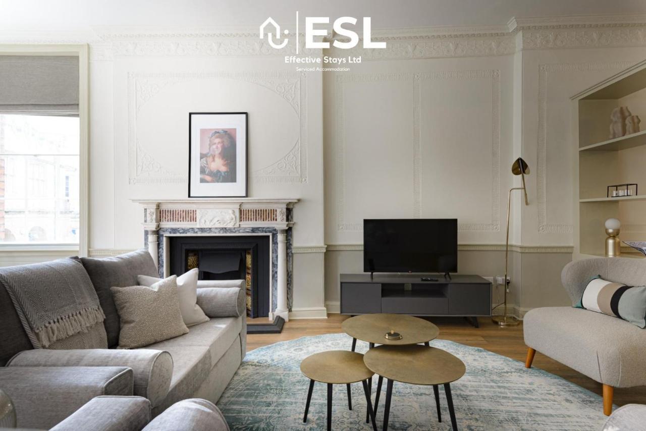 Most Central Luxury Grade 2 Listed Apartment Overlooking Shrewsbury Square - Free Parking Екстериор снимка